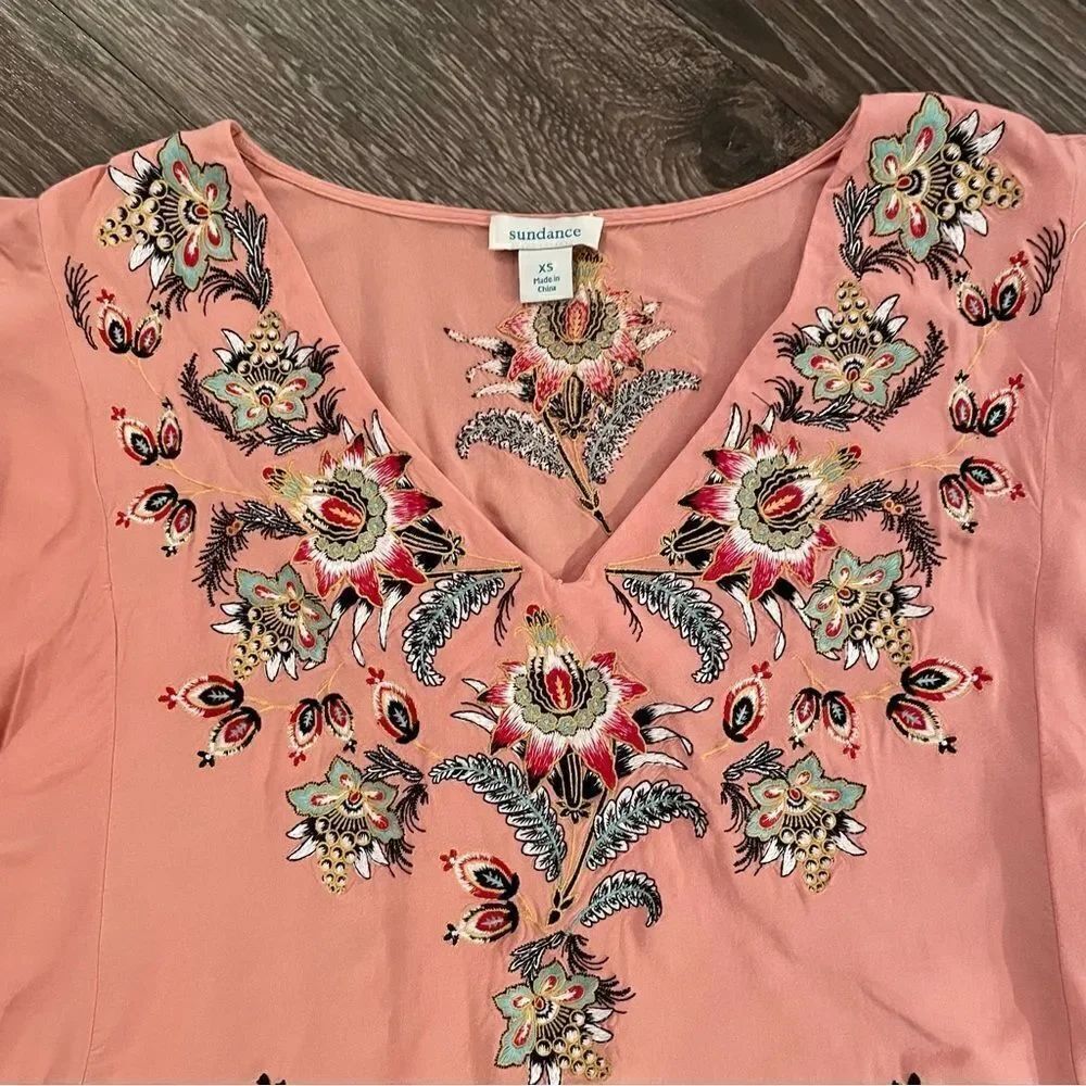 Sundance Embroidered Magdalena Top - Picture 2 of 9